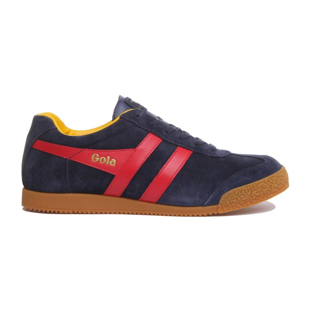 Gola Men's Multicolor Classic Harrier Navy Red Sneaker - Sneakers - 8 Uk - Shoes