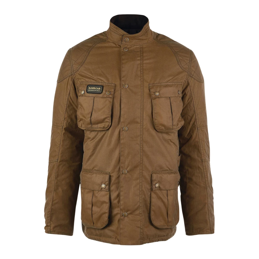 Barbour Men's Brown Light Jackets, Xl, Winter Lockseam Wax Jacket