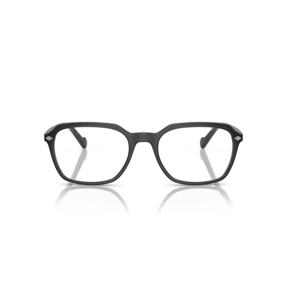 Vogue Dark Grey Transparent Eyewear Frames Black Unisex