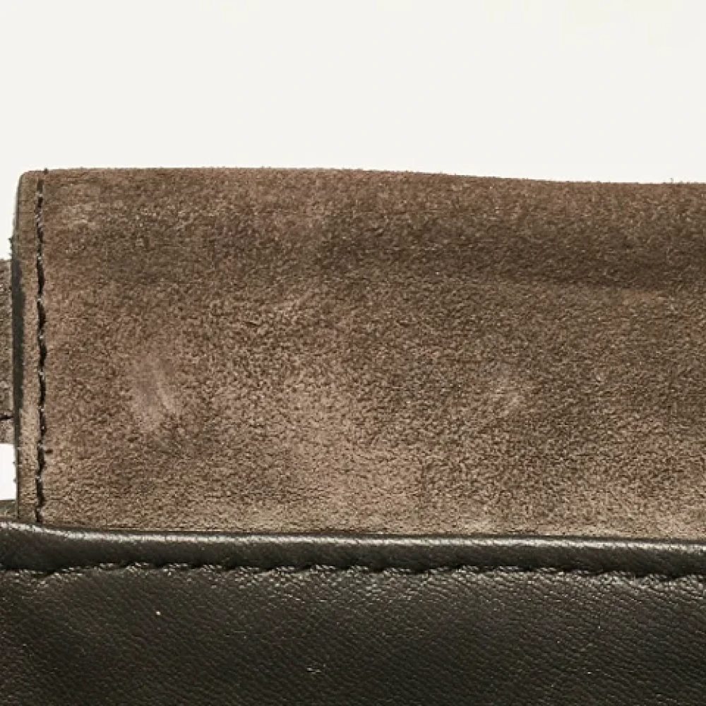 Fendi Vintage Pre-owned Suede fendi-bags Gray Dames