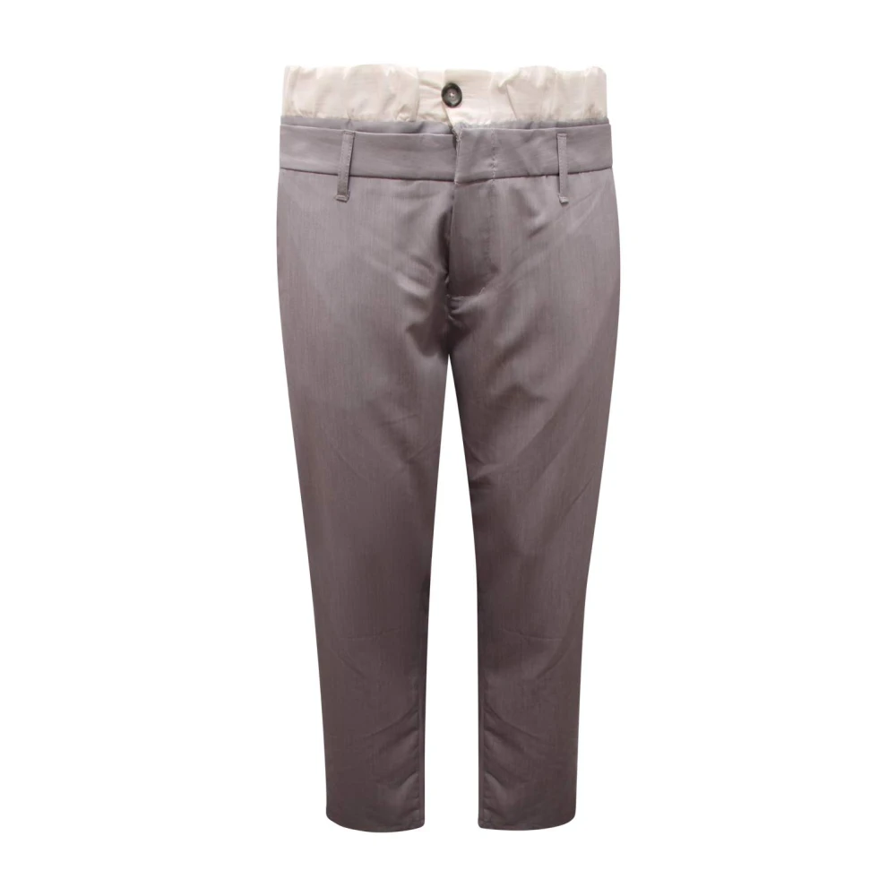 Imperial Gray 7467 Pantalone Trousers - Male - Cropped Trousers - M - Trousers