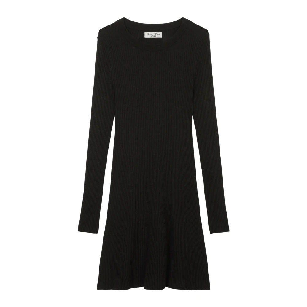 Marc O'Polo Gebreide jurk slim Black Dames