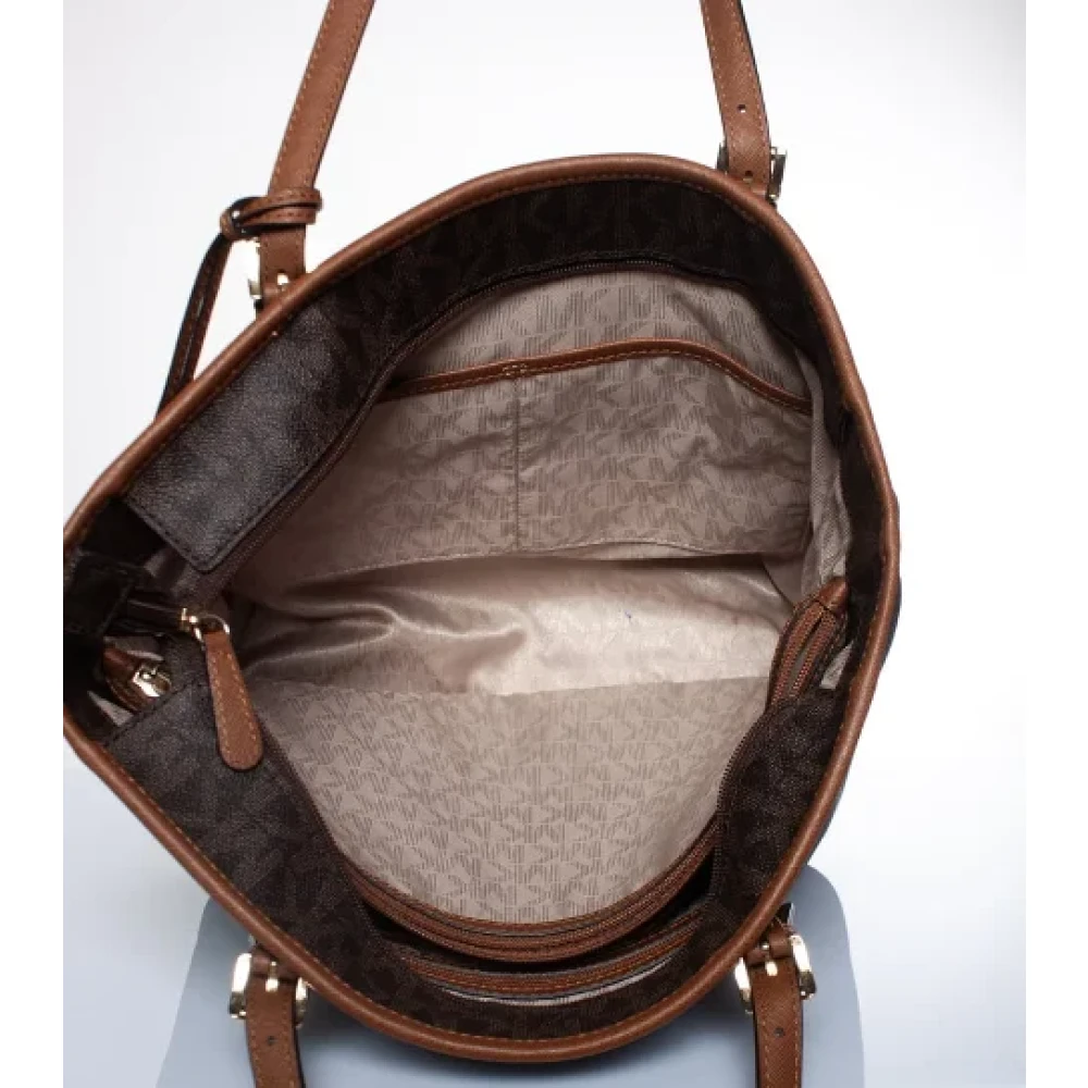 Michael Kors Pre-owned Fabric totes Brown Dames