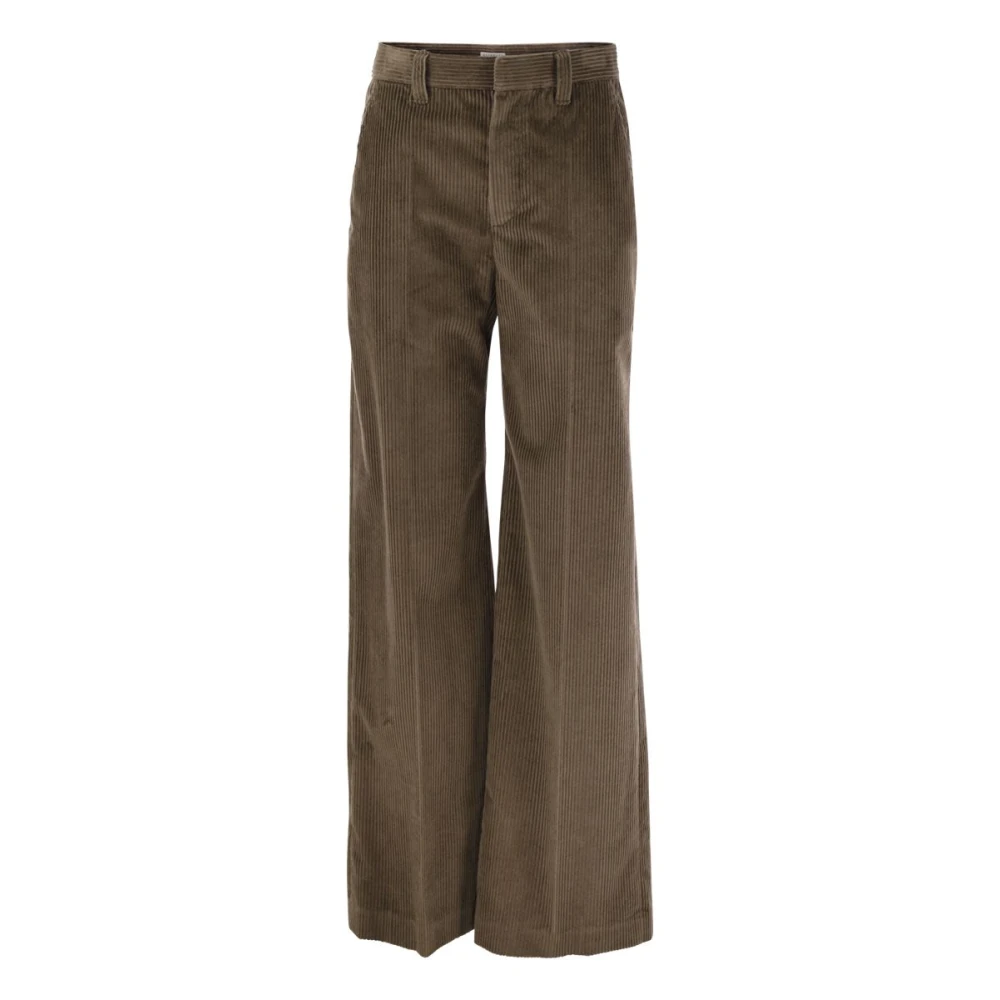 Trousers > Wide Trousers - - Brunello Cucinelli - Modalova