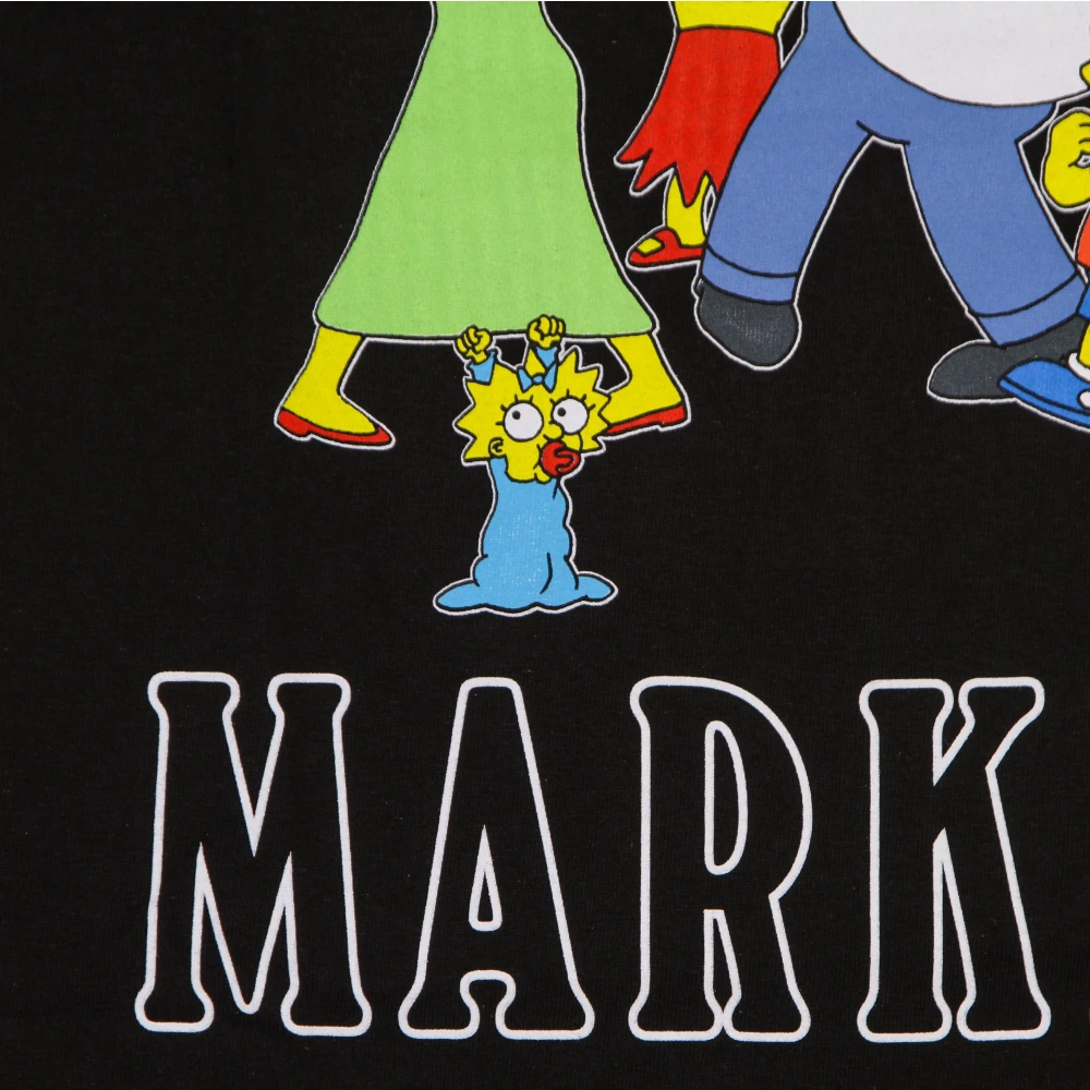 Market The Simpsons Zwarte Heren Tee Black Heren