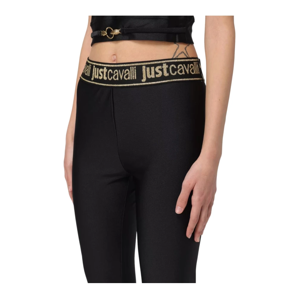 Just Cavalli Stijlvolle Leggings voor Vrouwen Black Dames