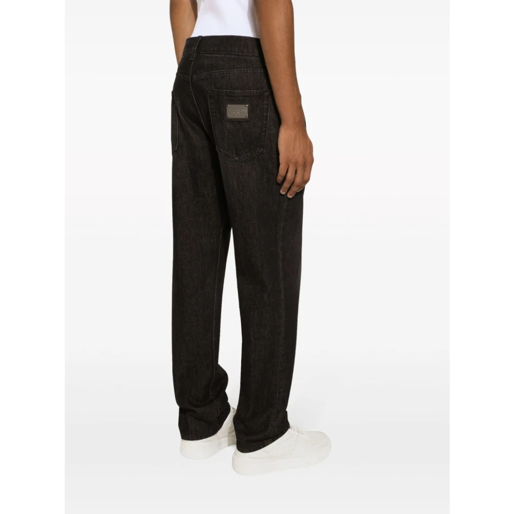Dolce & Gabbana Blauwe Broek met Regular Fit Blue Heren
