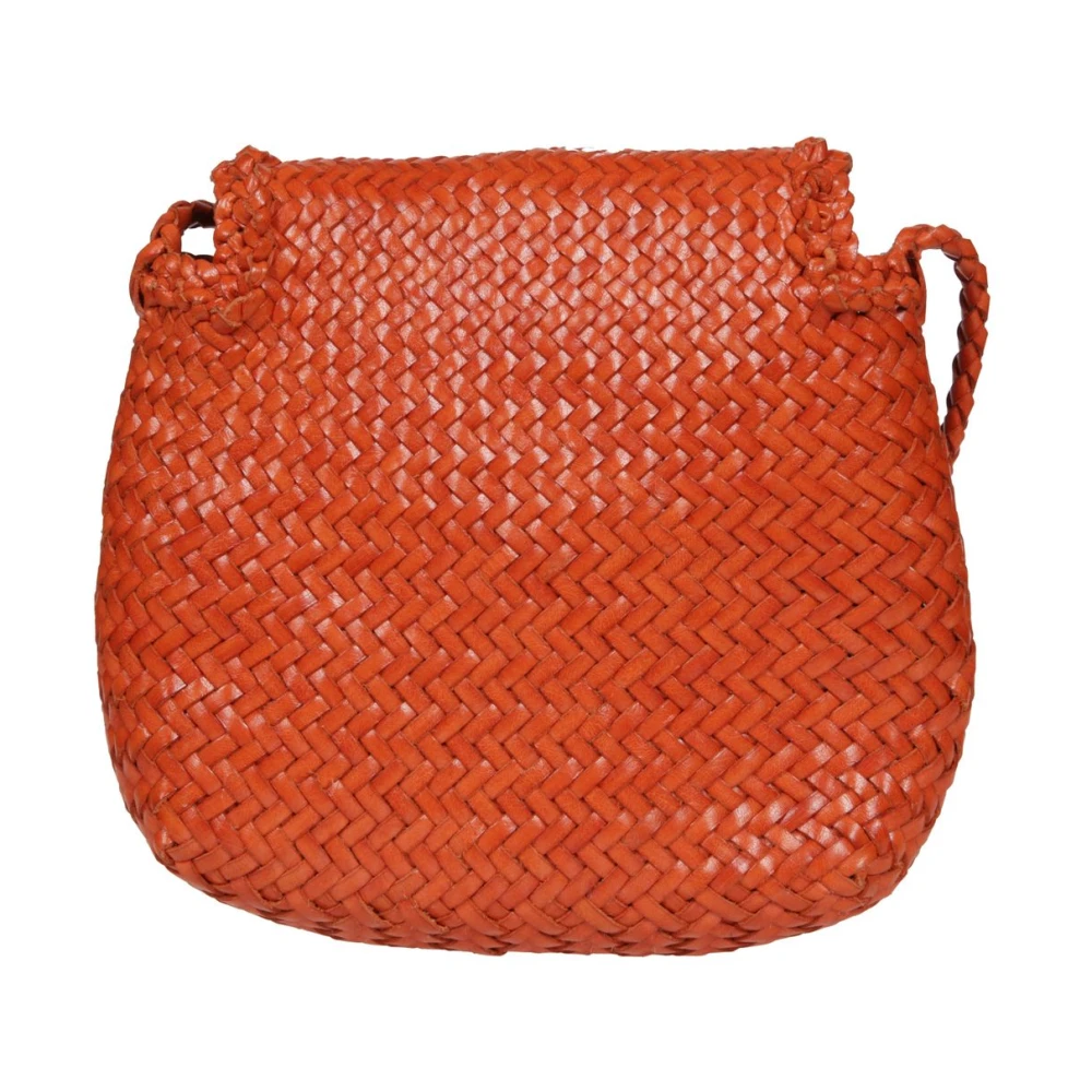 Dragon Diffusion Stijlvolle Leren Tas Orange Dames