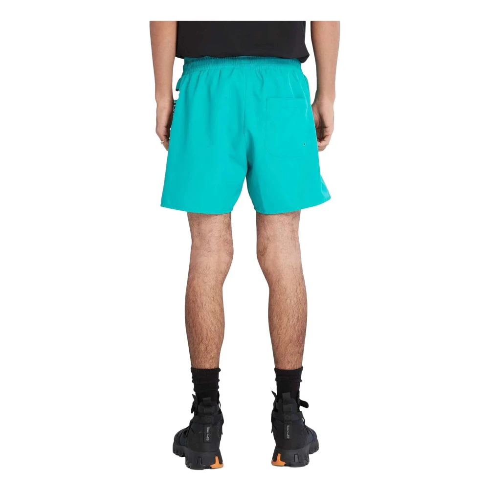 Timberland Logo Swim Largada 15 Swimsuit Blue Heren