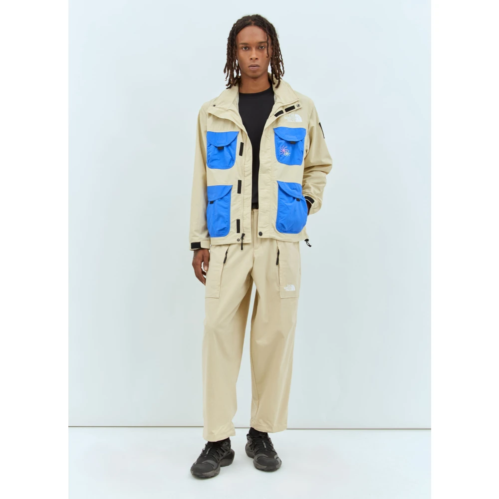 The North Face Omkeerbare Cargo Jas met Contrastzakken Beige Heren