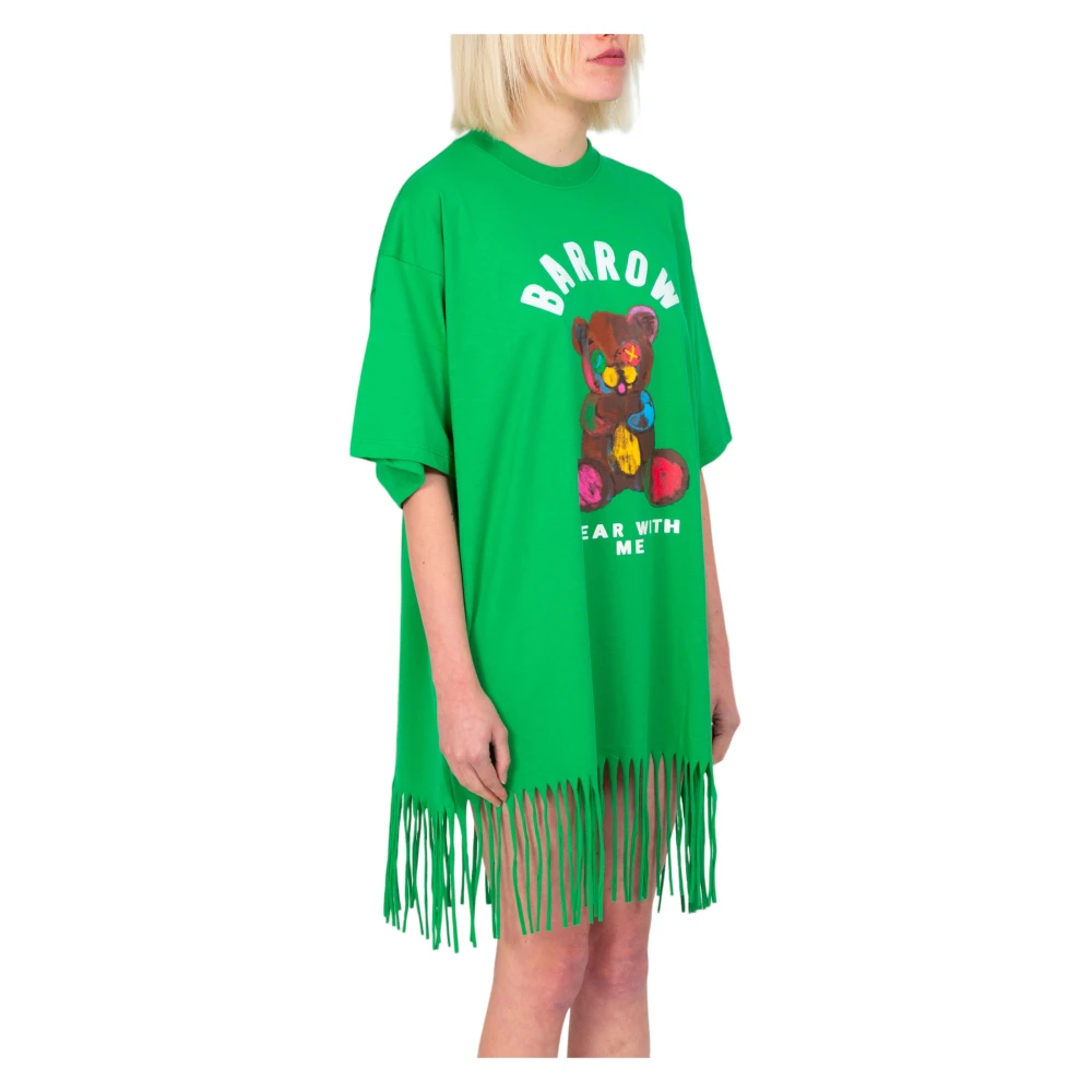 Barrow Gefranjerde Teddy Jurk Green Dames