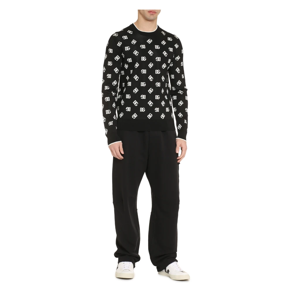 Dolce & Gabbana Stijlvolle Sweater voor Trendy Look Black Heren