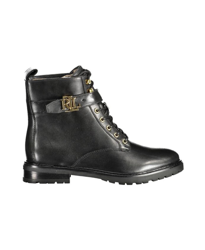 bottes-en-polyester-noir-avec-details