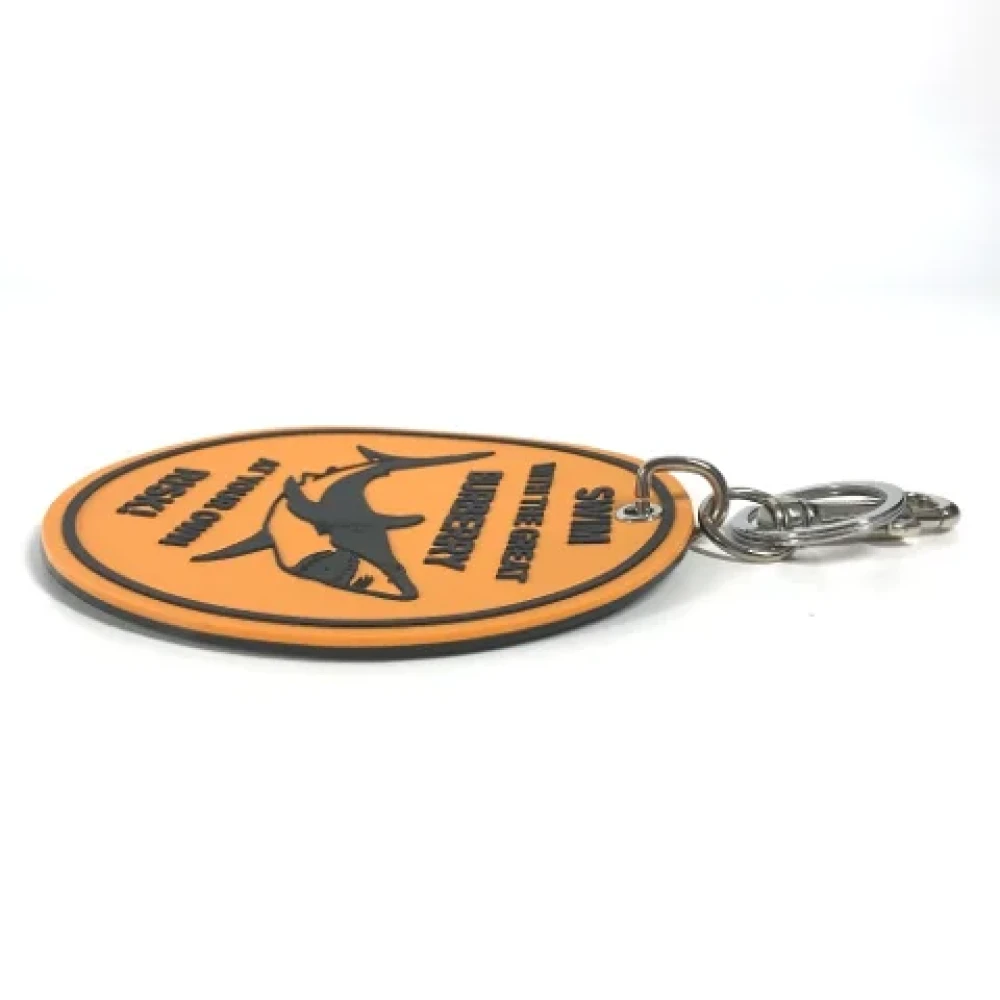Burberry Vintage Pre-owned Rubber key-holders Black Dames