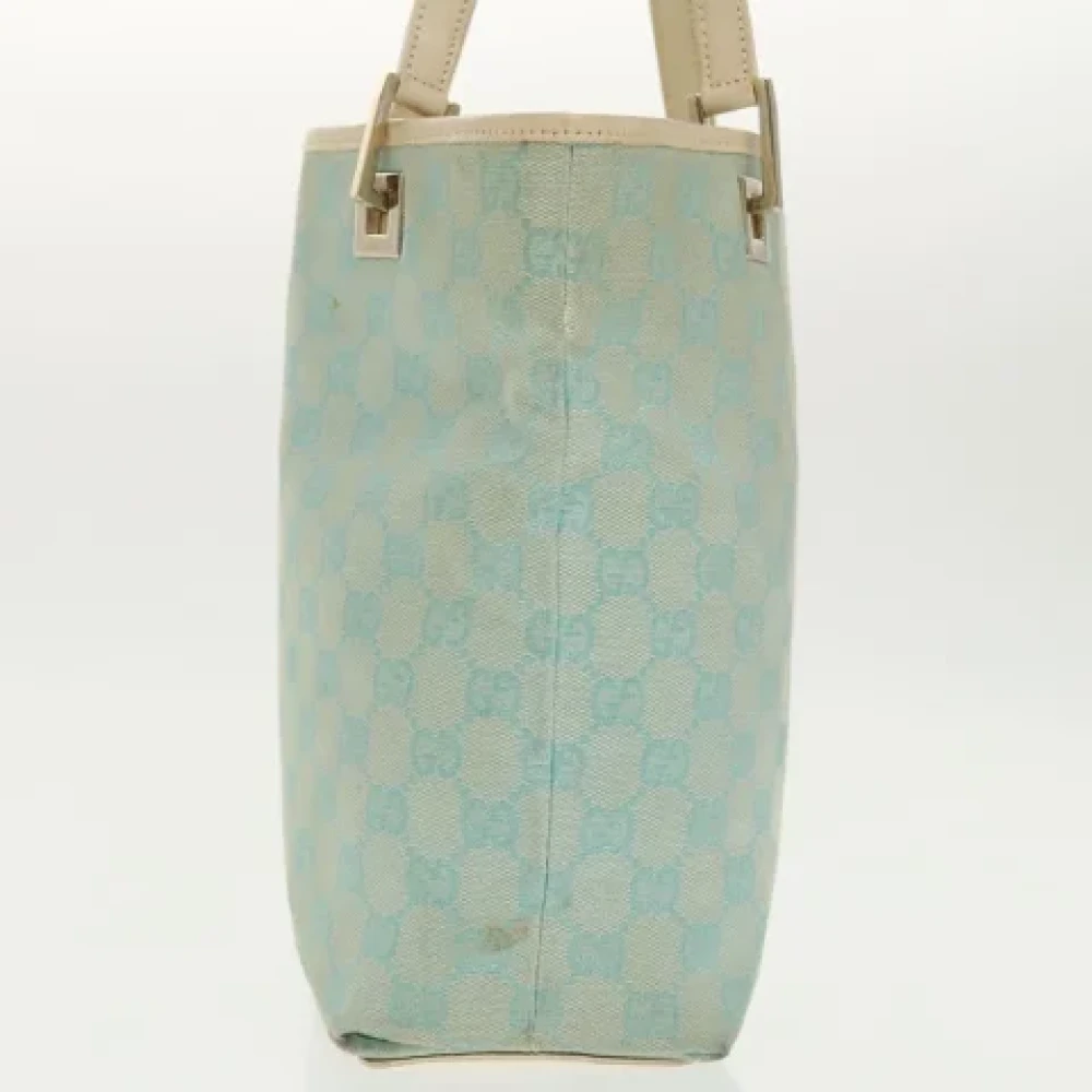 Gucci Vintage Pre-owned Canvas totes Blue Dames