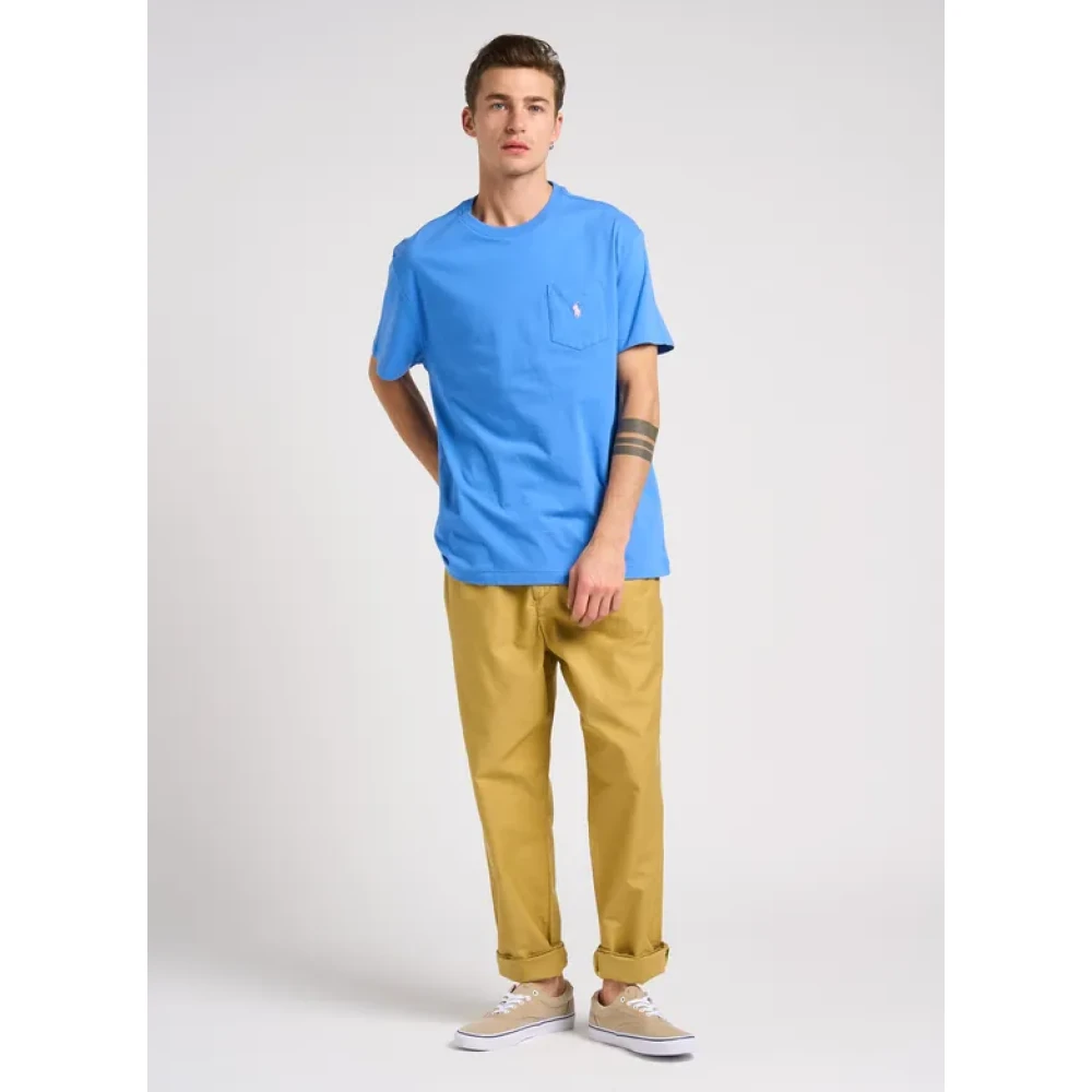 Ralph Lauren Klassiek Blauw T-shirt Blue Heren