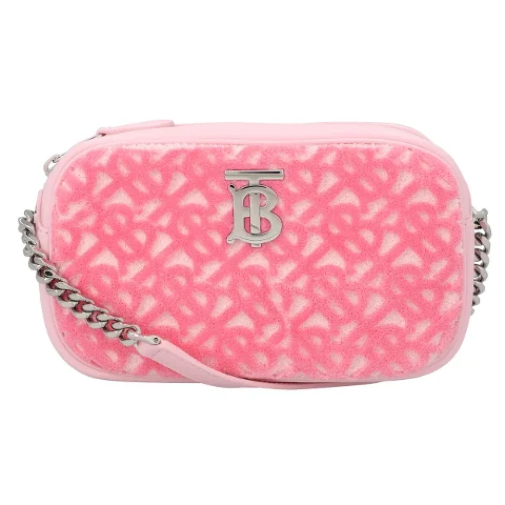Burberry Leather crossbody-bags Pink Dames