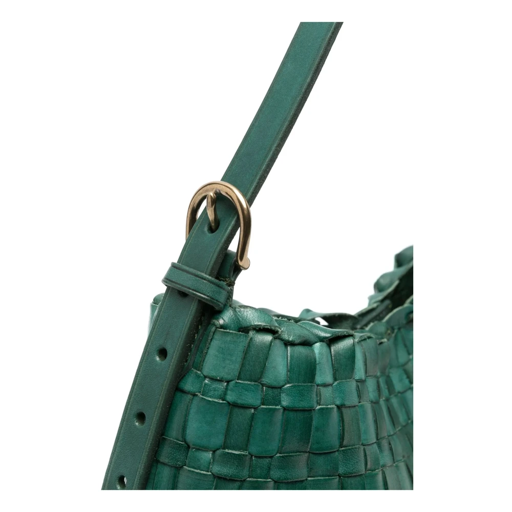 Dragon Diffusion Bosgroene Schoudertas met Magneetsluiting Green Dames