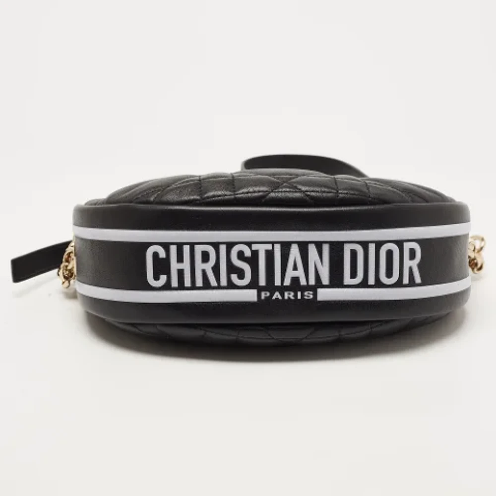 Dior Vintage Pre-owned Leather dior-bags Black Dames