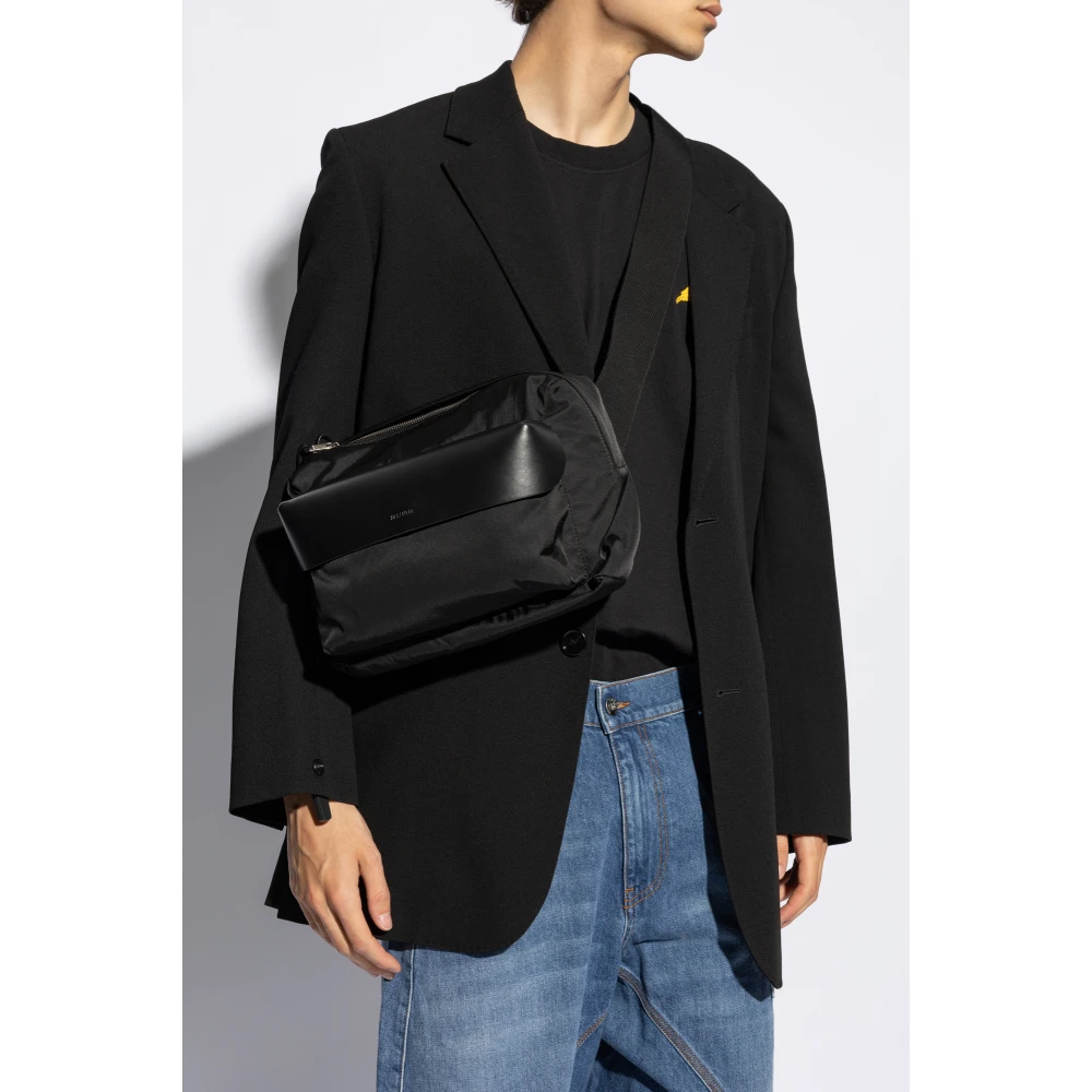 Jil Sander Schoudertas Black Heren