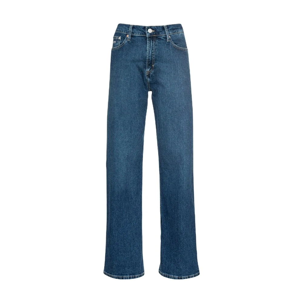 Tommy Jeans Klassieke Straight Fit Denim Jeans Blue Dames