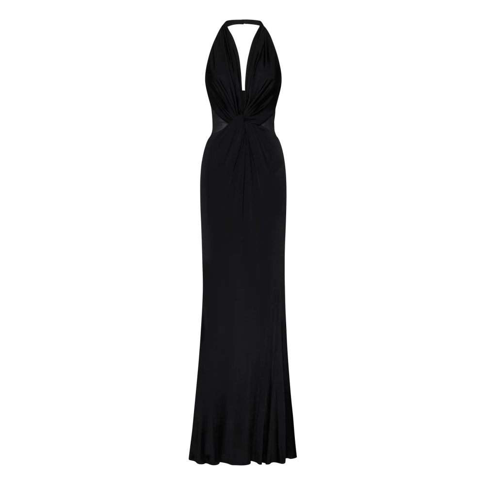 Tom Ford Zwarte jurk met Amerikaanse halslijn Black Dames
