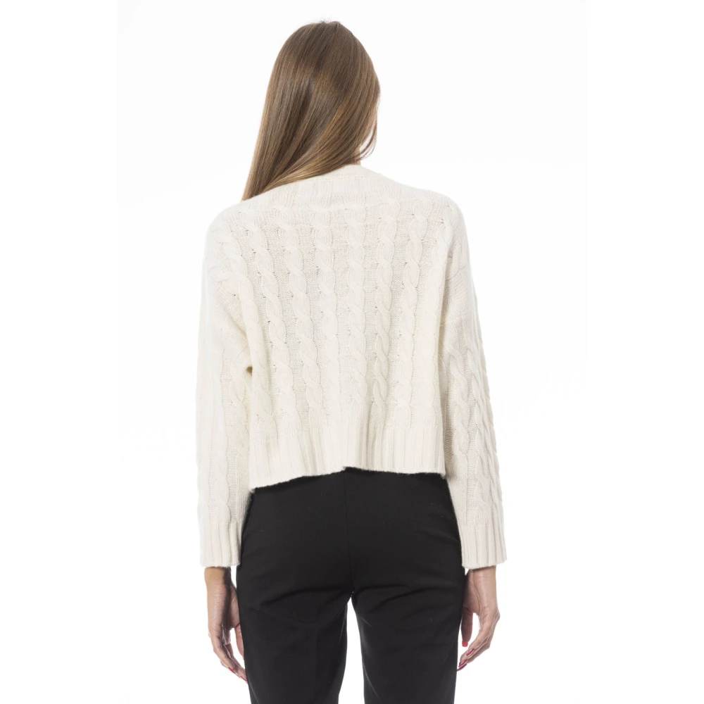 Baldinini Trendy Trui met Lange Mouwen Beige Dames