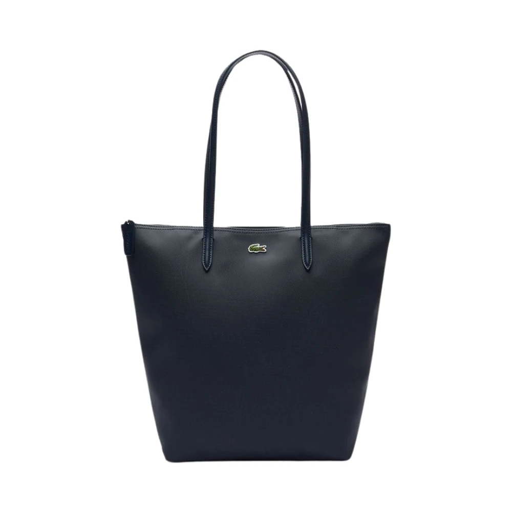 Lacoste Effen kleur tas met geborduurd logo Black Dames