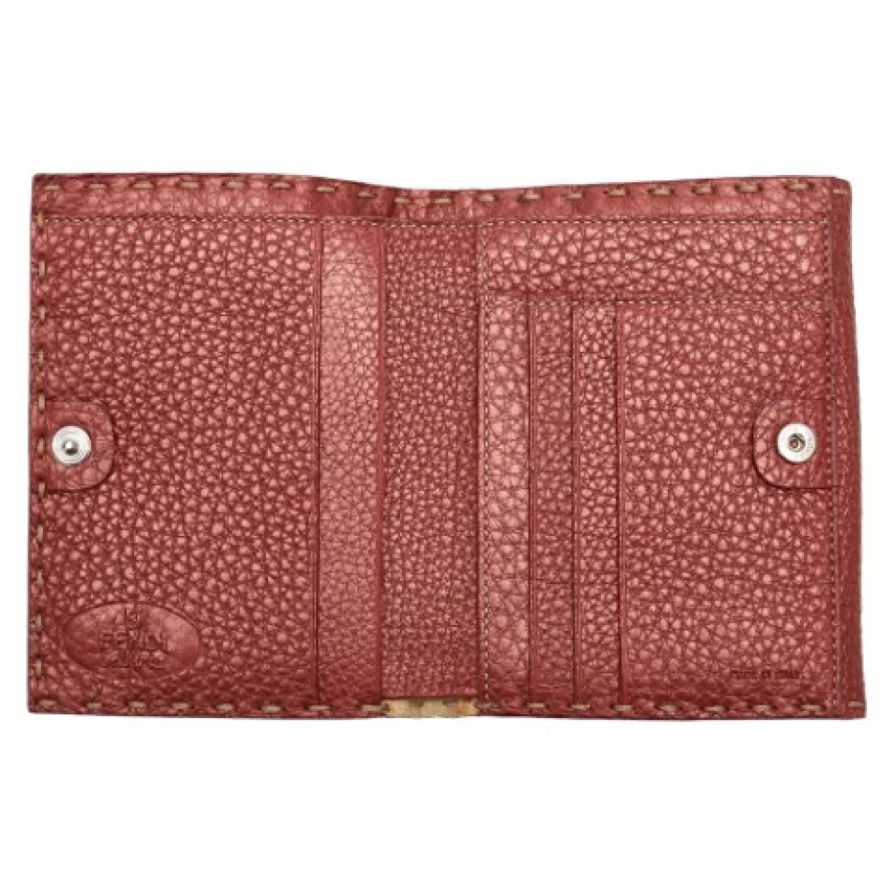 Fendi Vintage Pre-owned Leather wallets Brown Dames
