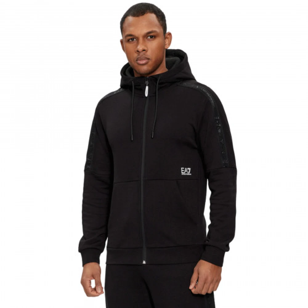 Emporio Armani EA7 Zwart 3Dpm88 Pjeqz Sweatshirt Black Heren
