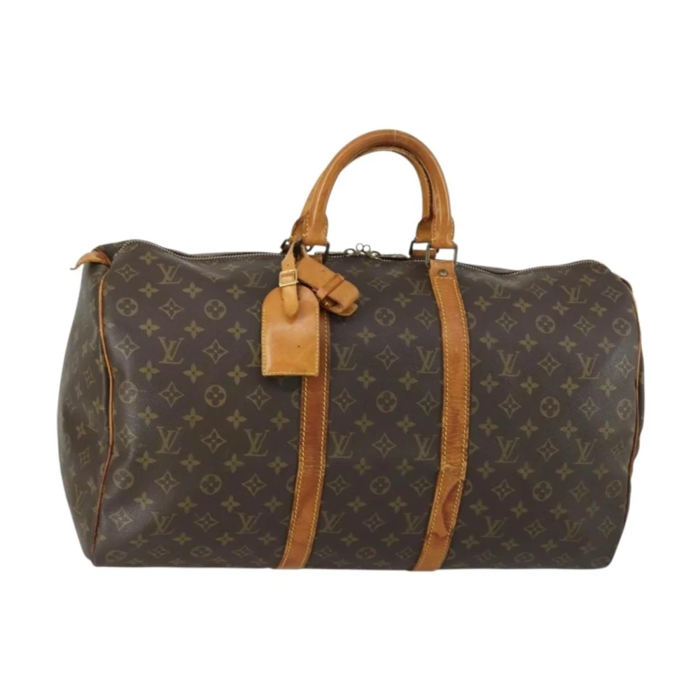 Louis Vuitton Vintage Women's Brown Pre-Owned Vintage Monogram Travel Bag
