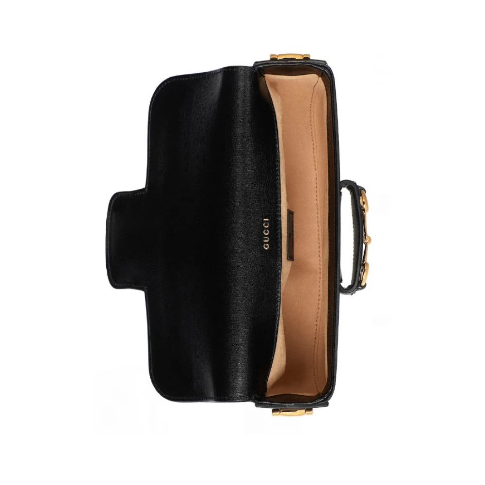 Gucci Horsebit 1955 Kleine Schoudertas Black Dames