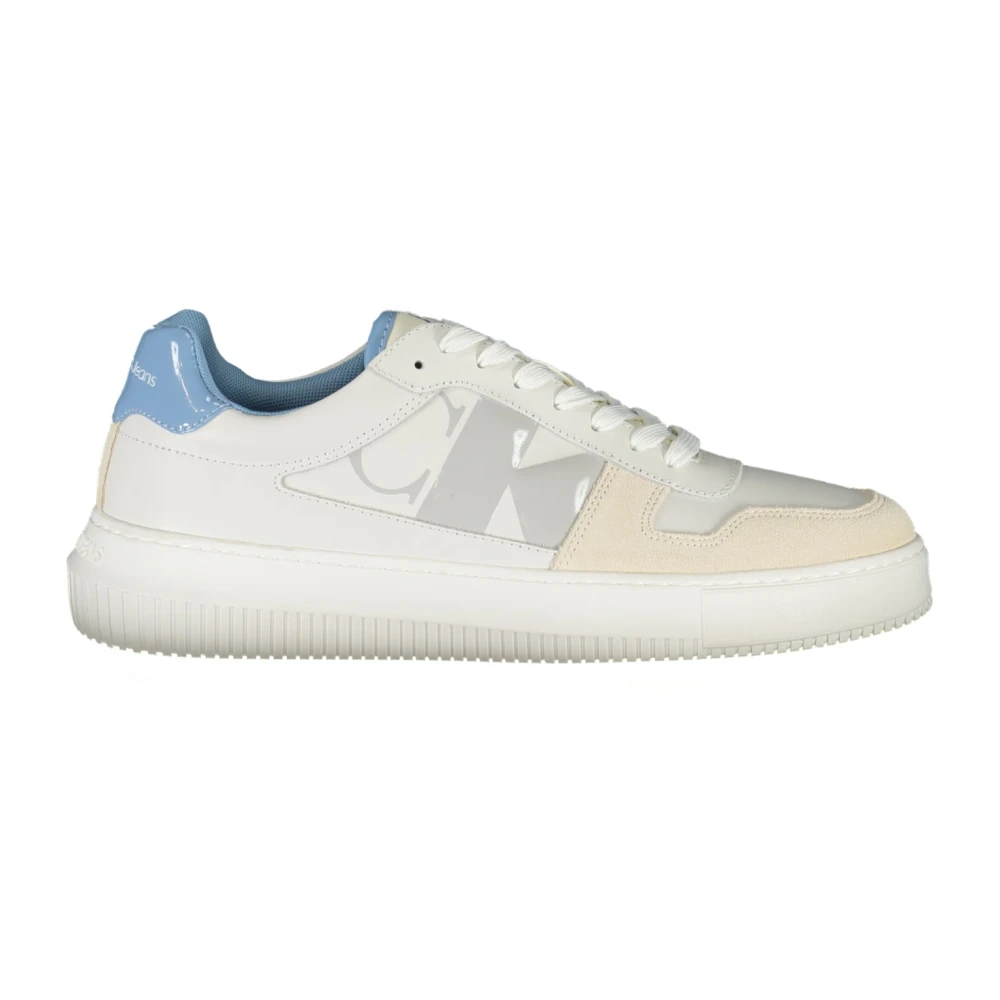 Calvin Klein Men's White Sneakers, 11 Uk, Shoes