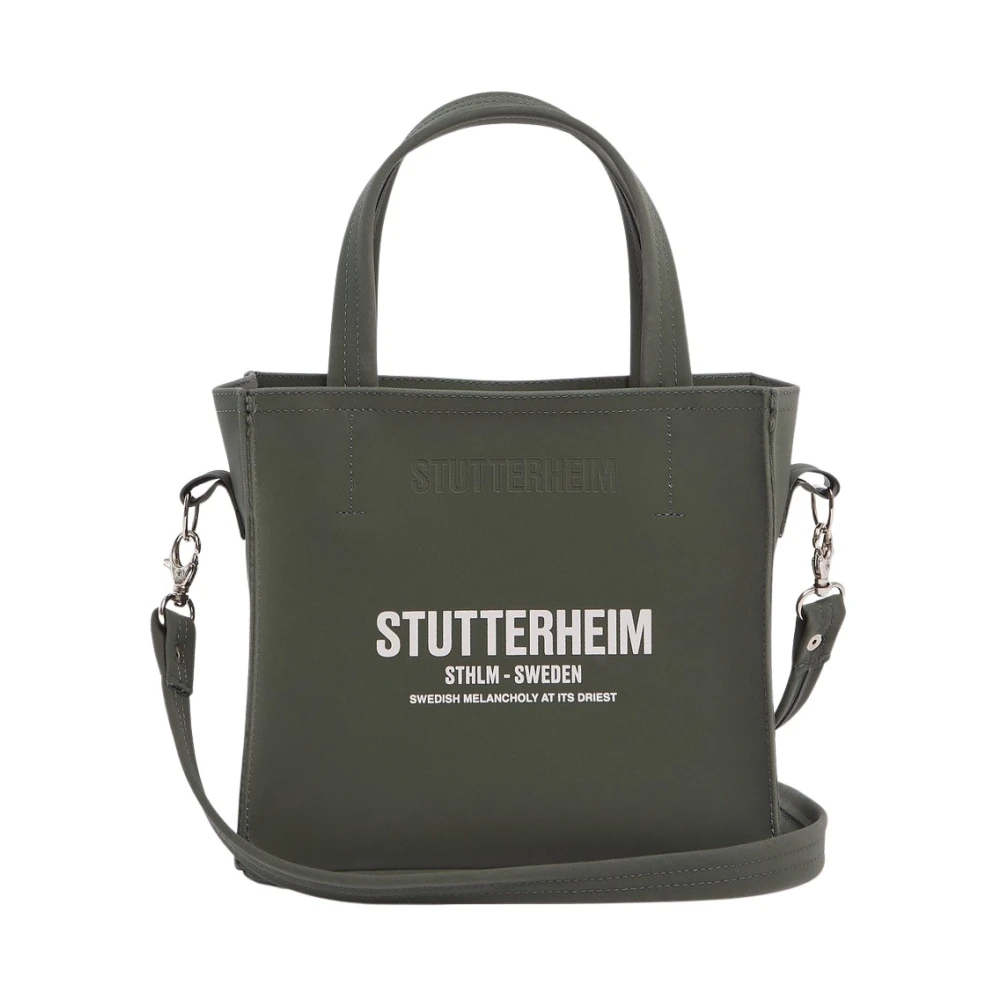 Stutterheim Vattentät Crossbody Handväska Biblio Green, Dam