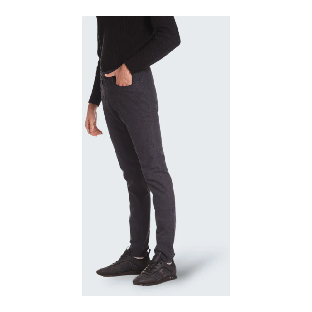 Jeckerson Slim Fit Blauwe Broek John001 Gray Heren