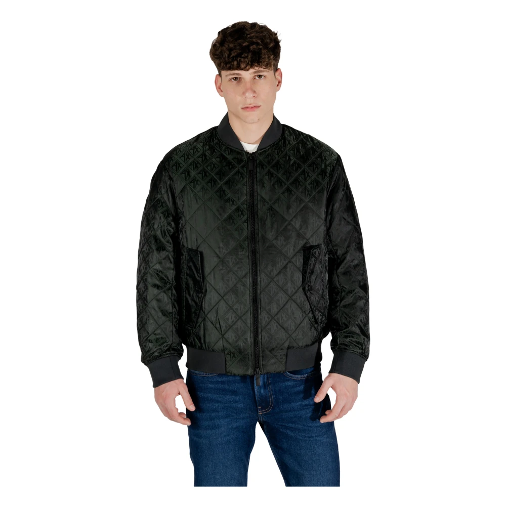 Armani Exchange Heren Donsjassen Lente Zomer Collectie Black Heren