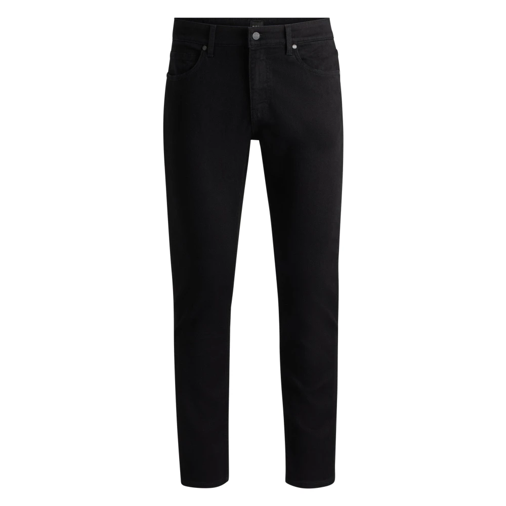 Boss Uomo Nero Delaware Jeans Slim Fit - Immagine 2