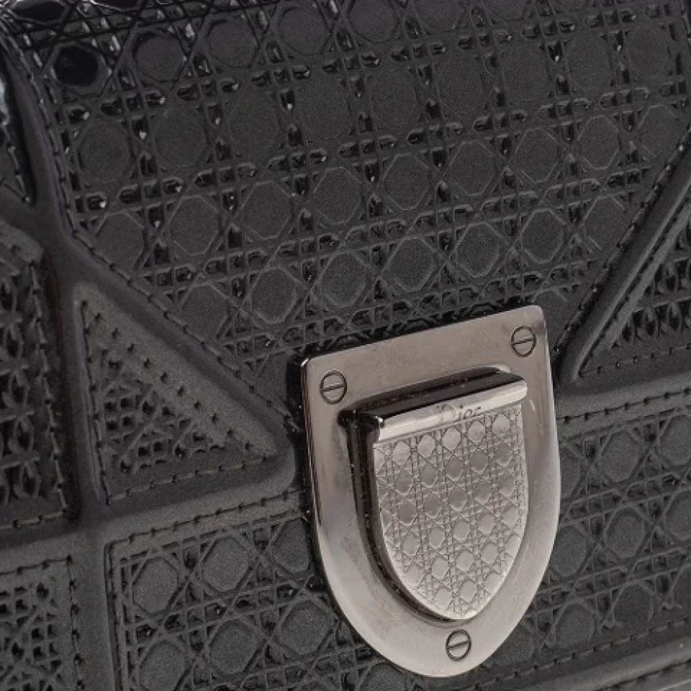 Dior Vintage Pre-owned Leather wallets Black Dames