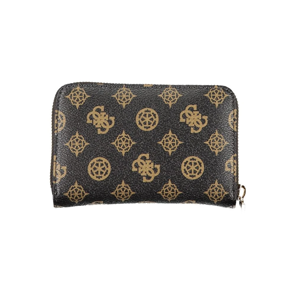 Guess Bruine Polyethyleen Portemonnee met Logodetail Brown Dames