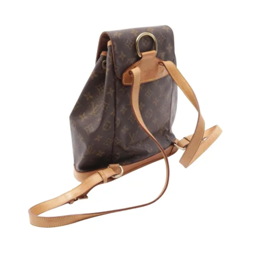 Louis Vuitton Vintage Pre-owned Canvas backpacks Brown Dames