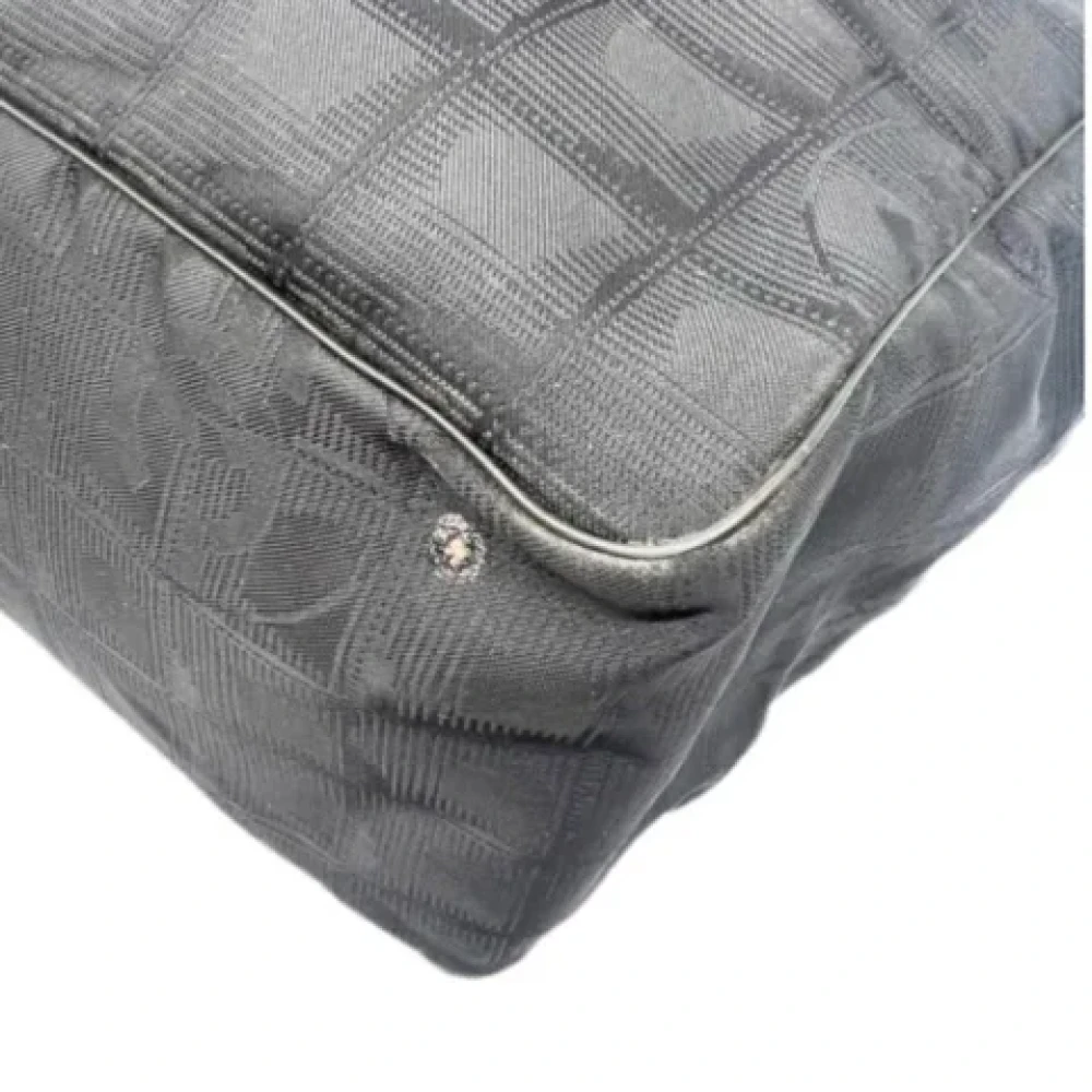Chanel Vintage Pre-owned Nylon chanel-bags Black Dames