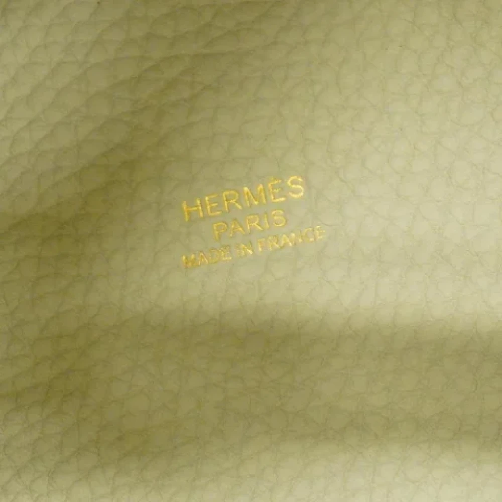 Hermès Vintage Pre-owned Fabric handbags Green Dames