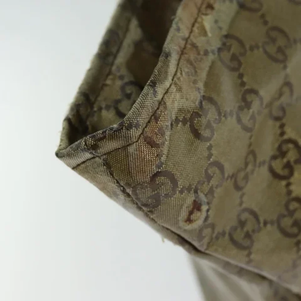 Gucci Vintage Pre-owned Canvas totes Yellow Dames