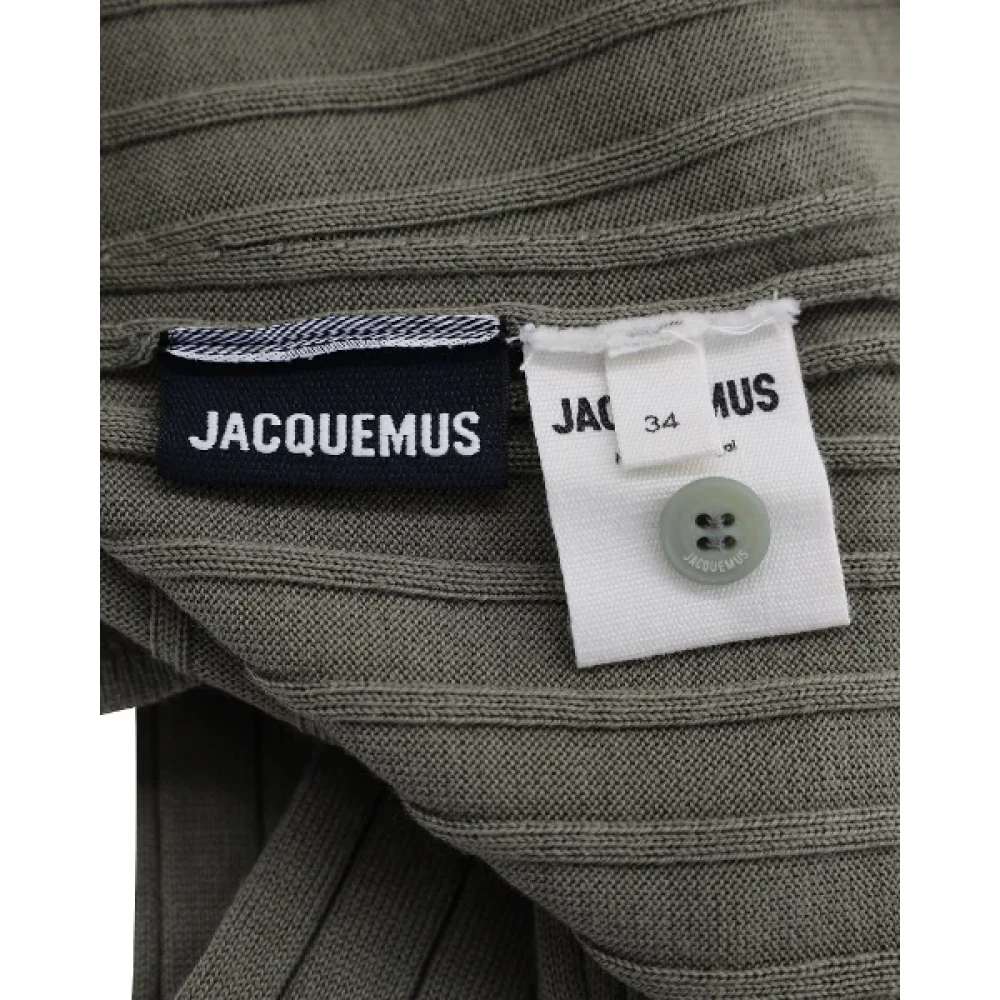 Jacquemus Pre-owned Wool tops Green Dames