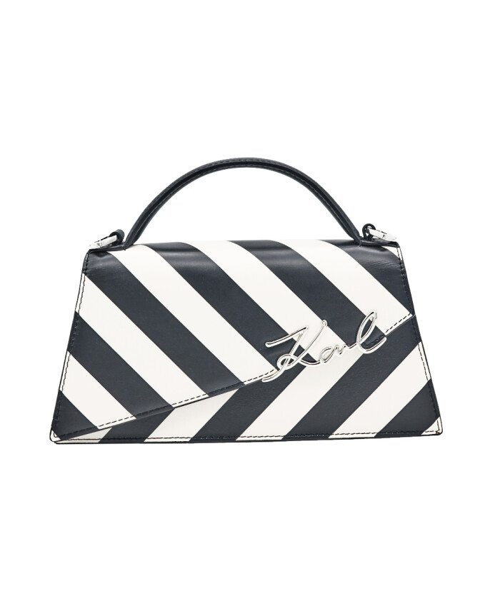 k-signature-stripe-slim-crossbody