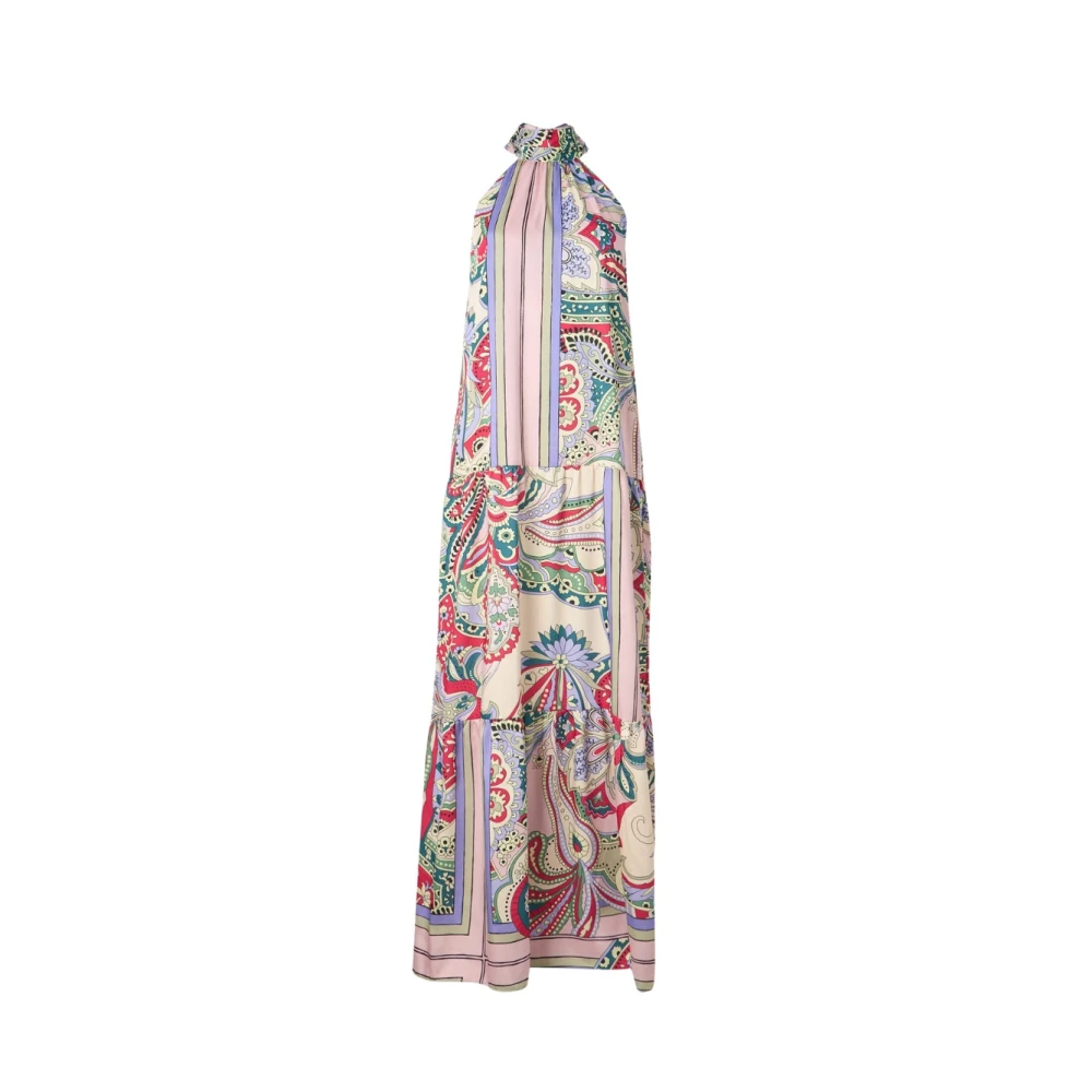 Liu Jo Women's Multicolor Maxi Dresses,, Elegant Dress With Ts.nav Detail Small