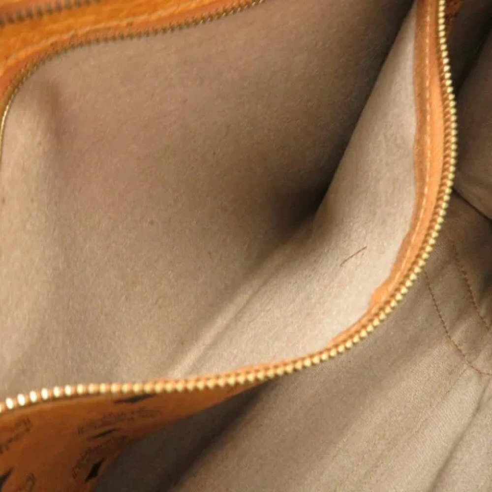 MCM Pre-owned Fabric totes Brown Dames