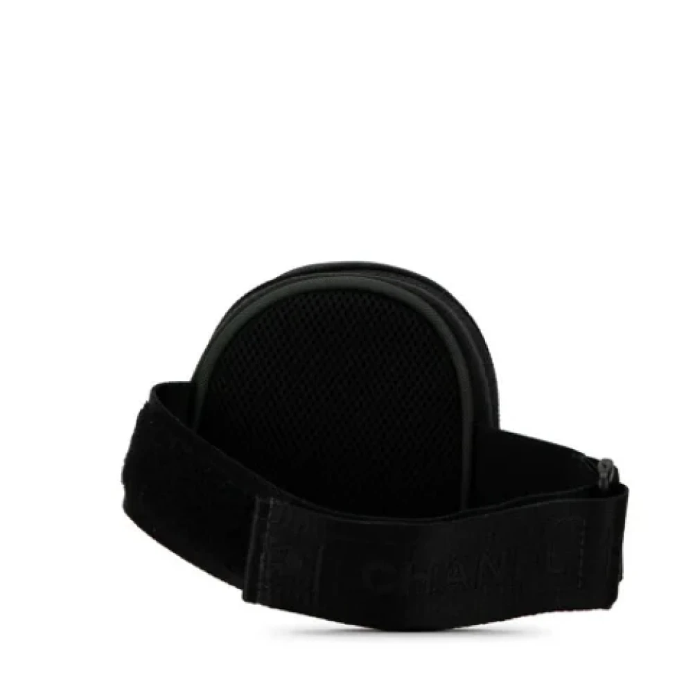 Chanel Vintage Pre-owned Canvas clutches Black Dames