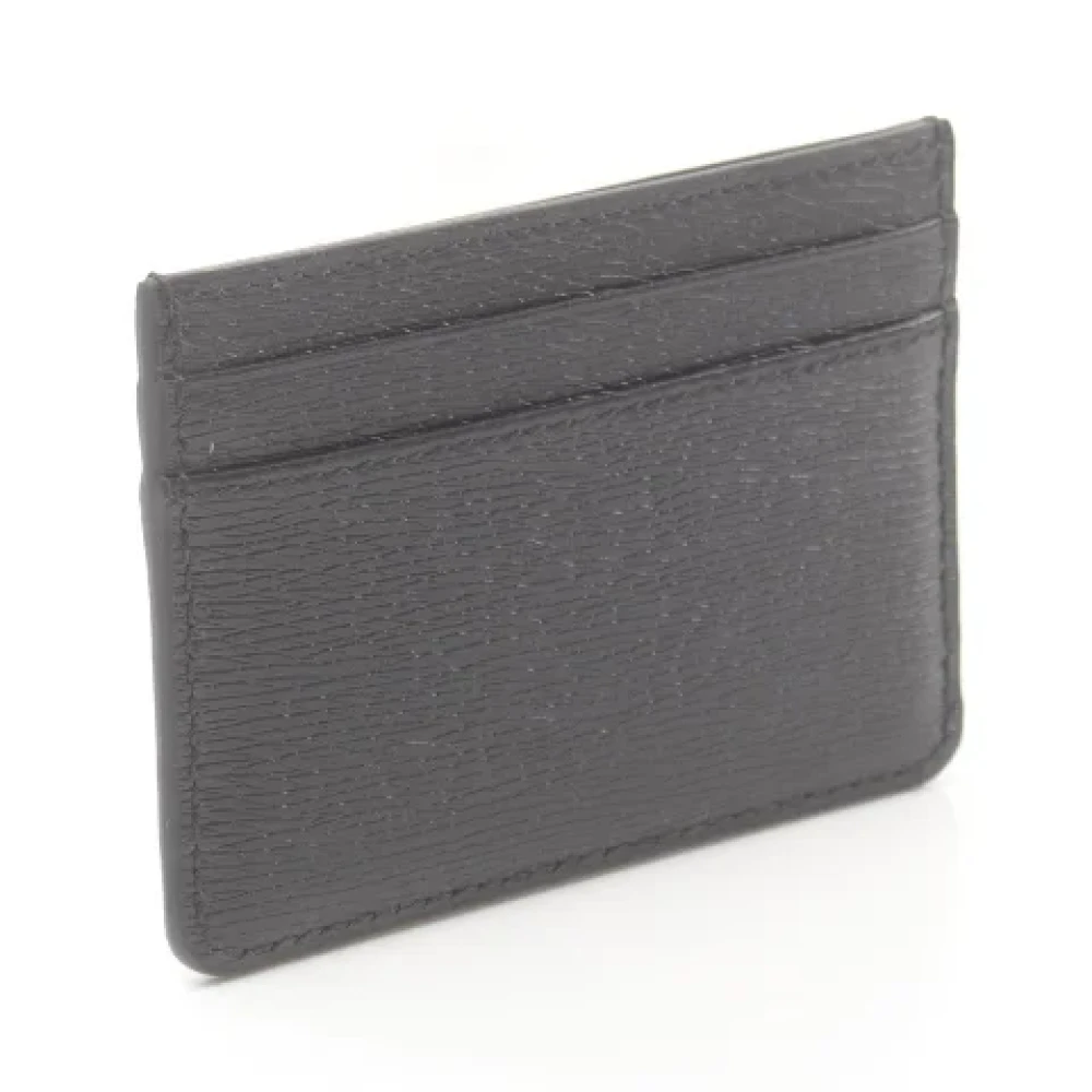 Gucci Vintage Pre-owned Leather wallets Black Dames