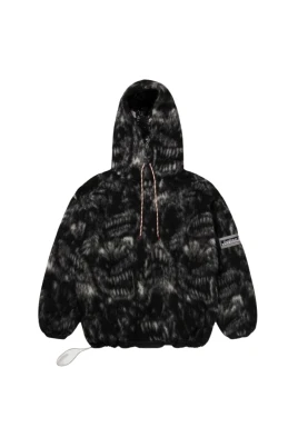 Oversized Monster Fleece Hoodie Pullover
